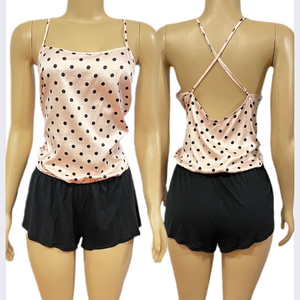 Victoria’s Secret satin Sleep lingerie romper Pajama